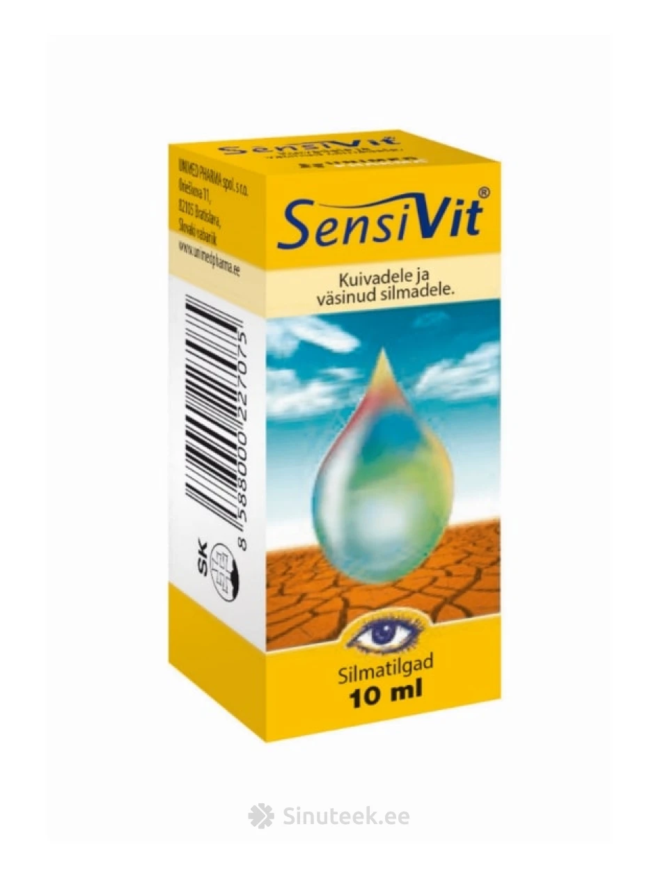 SensiVit глазные капли, 10 мл - Sinuteek.ee