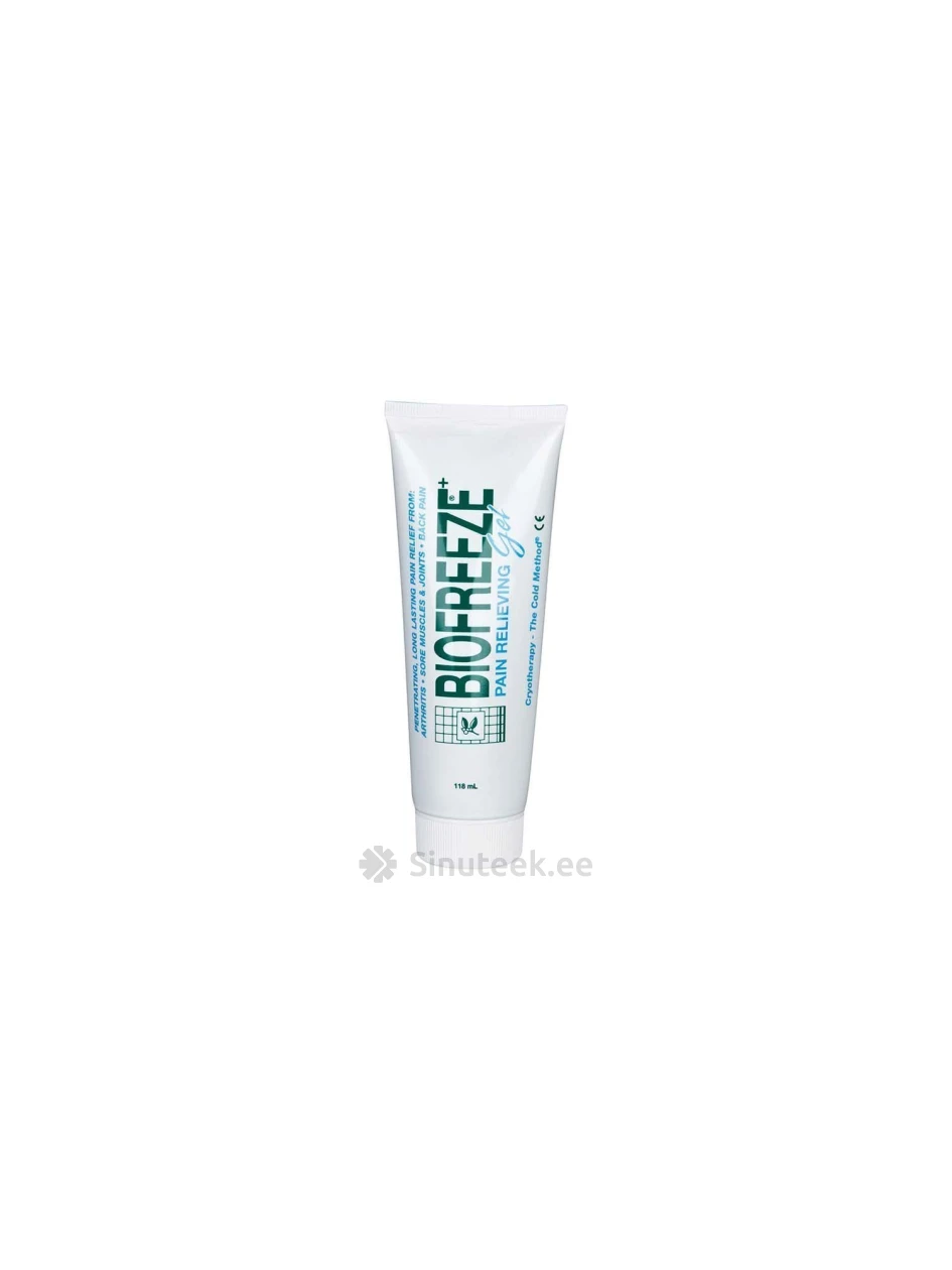 Biofreeze обезболивающий холодный гель, 118 мл - Sinuteek.ee